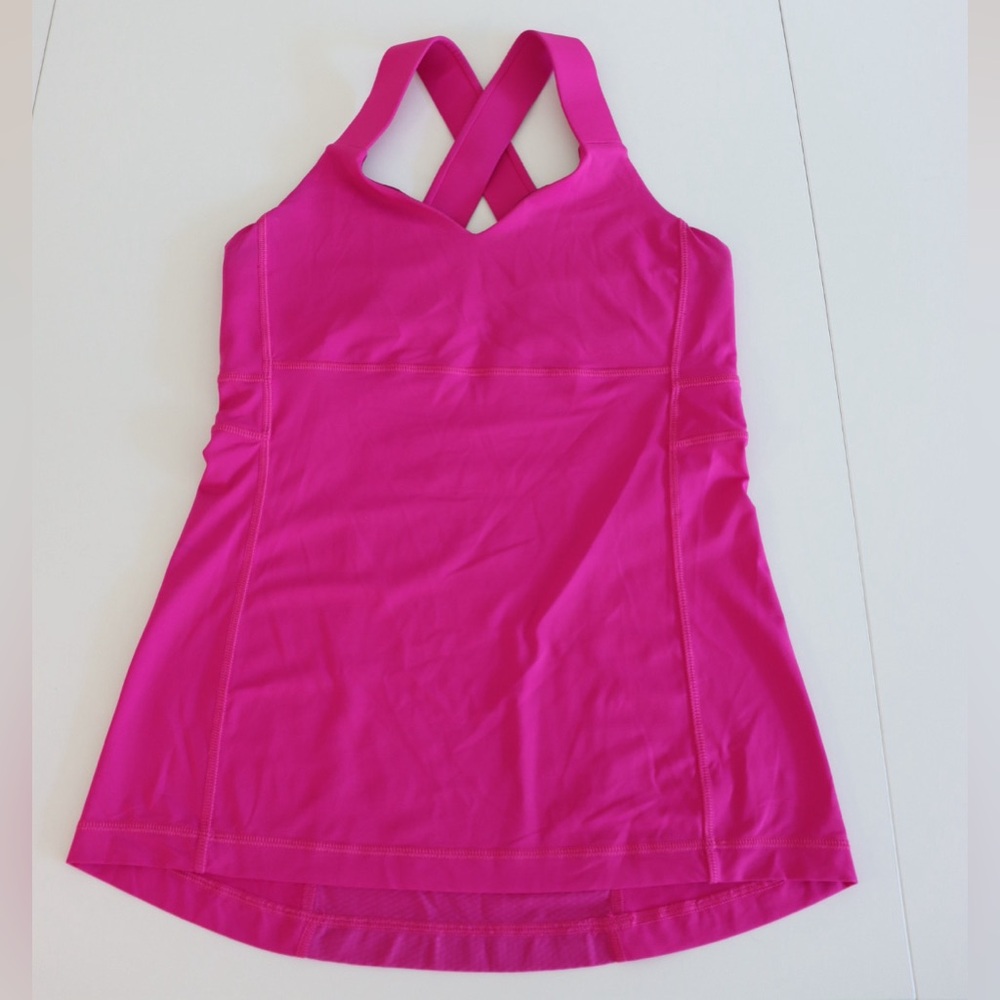 lululemon Push Ur Limits Tank Paris Perfection Size 8